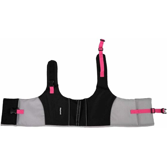 Zippy Paws Adventure Dog Lifejacket, Swimvest, for large dogs XL Pink - Picture 2 of 4